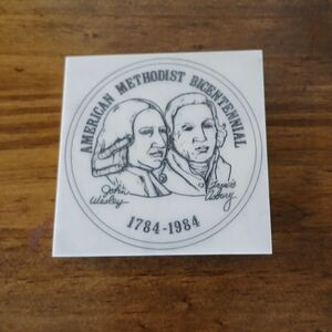 💥SALE! American Methodist Bicentennial Commemorative Tile